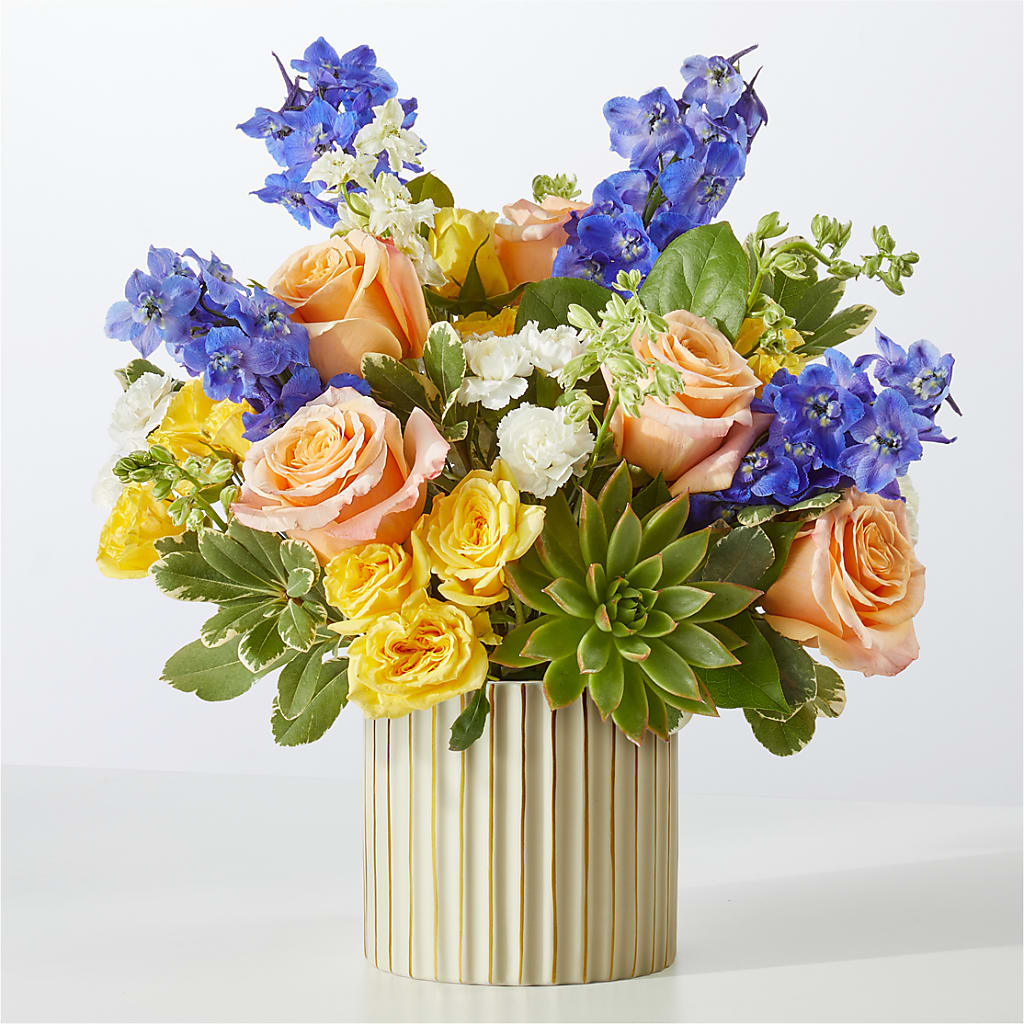 Cobalt Reverie Bouquet – Fantasy Decorations And Flower Shop, Hawthorne CA