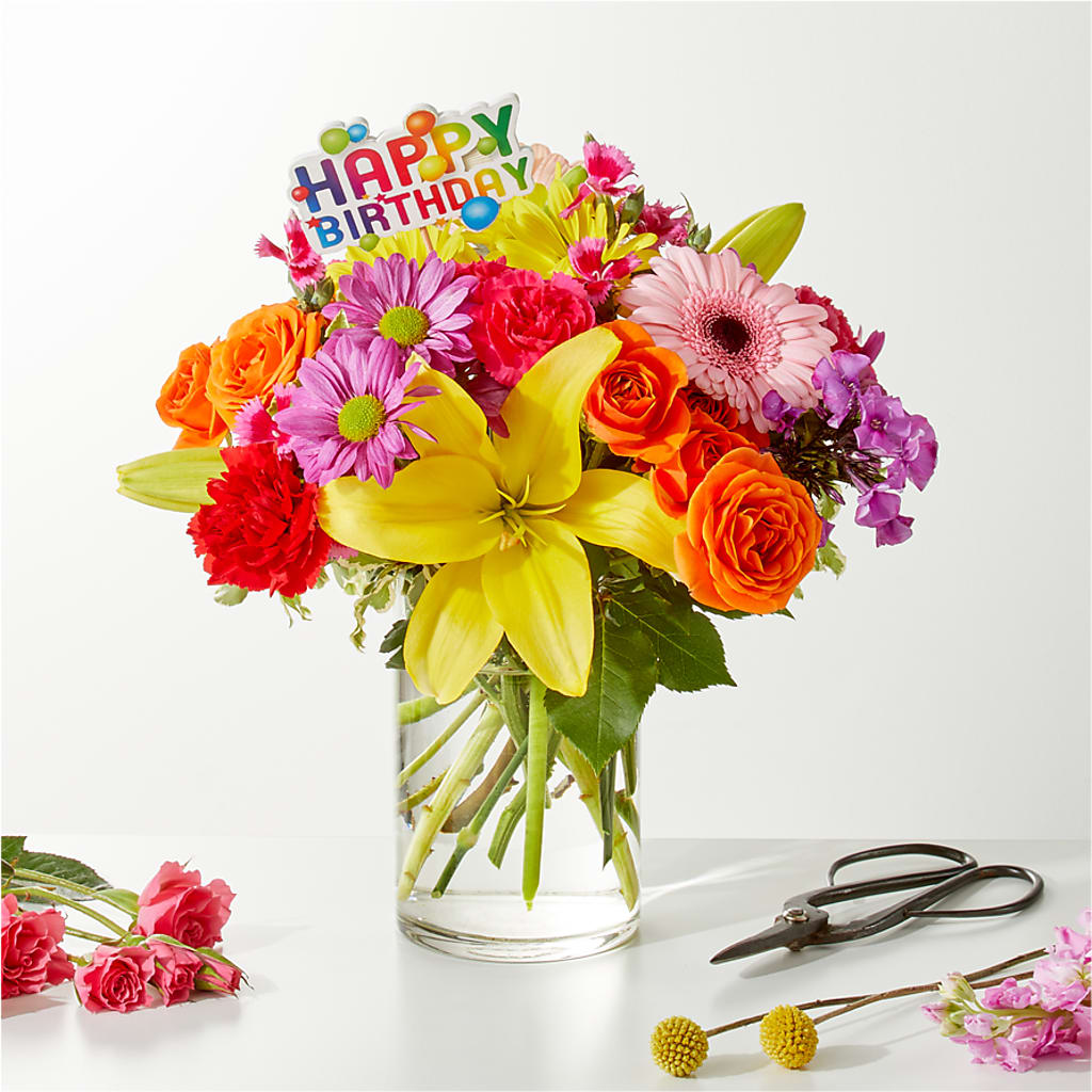 Cue the Confetti - A Florist Original – Fantasy Decorations And Flower Shop, Hawthorne CA