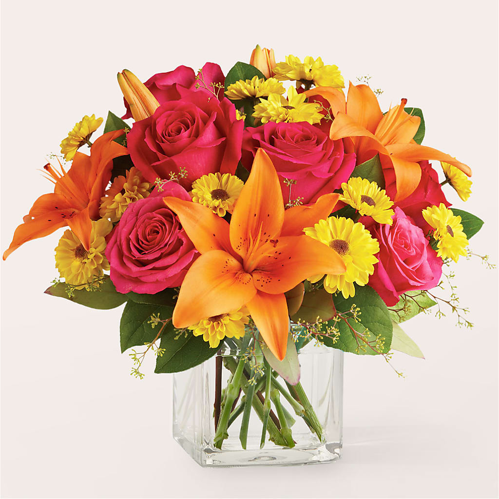 Neon Lights Bouquet – Fantasy Decorations And Flower Shop, Hawthorne CA