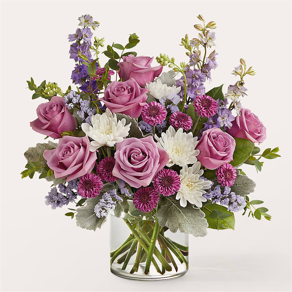 Violet Frost Bouquet – Fantasy Decorations And Flower Shop, Hawthorne CA