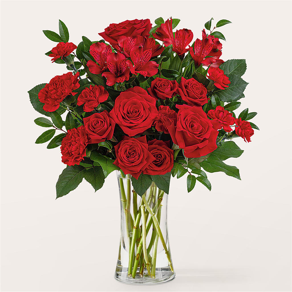 Brilliant Ruby Bouquet – Fantasy Decorations And Flower Shop, Hawthorne CA