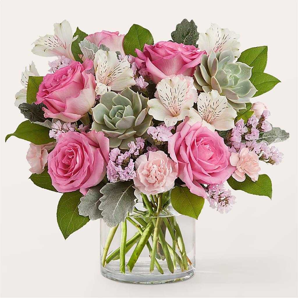 Dusty Rose Bouquet – Fantasy Decorations And Flower Shop, Hawthorne CA