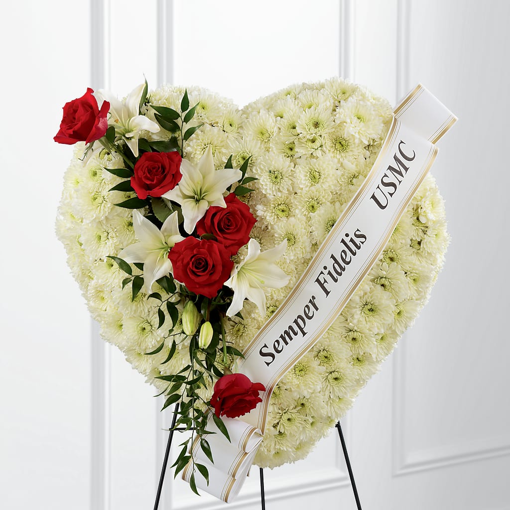 Heartfelt Hero Standing Heart – Fantasy Decorations And Flower Shop, Hawthorne CA