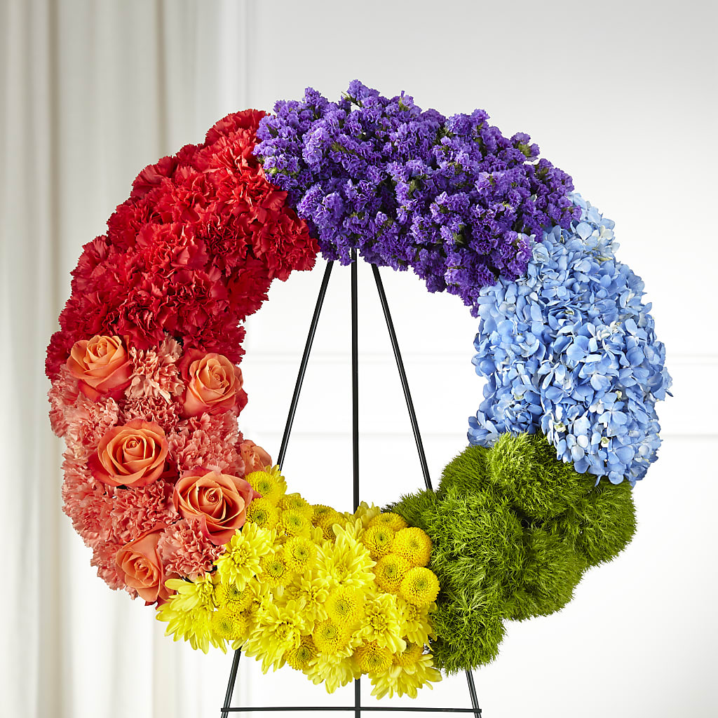 Circle of Love Wreath – Fantasy Decorations And Flower Shop, Hawthorne CA