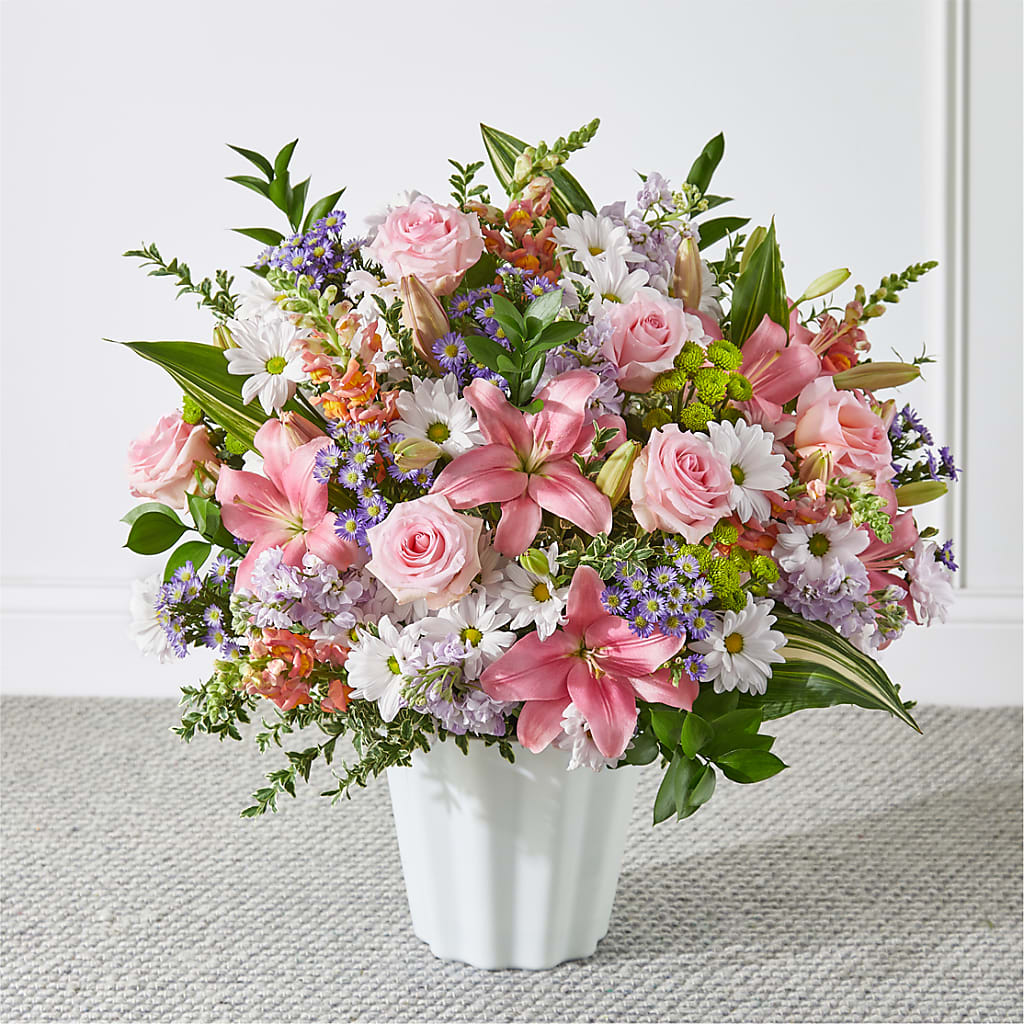 Abundant Compassion Floor Basket – Fantasy Decorations And Flower Shop, Hawthorne CA