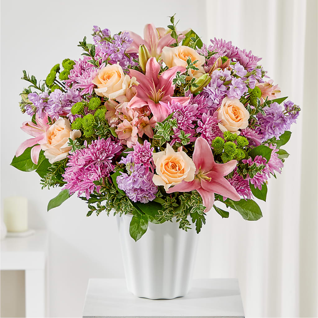 Supportive Embrace Tabletop Basket – Fantasy Decorations And Flower Shop, Hawthorne CA