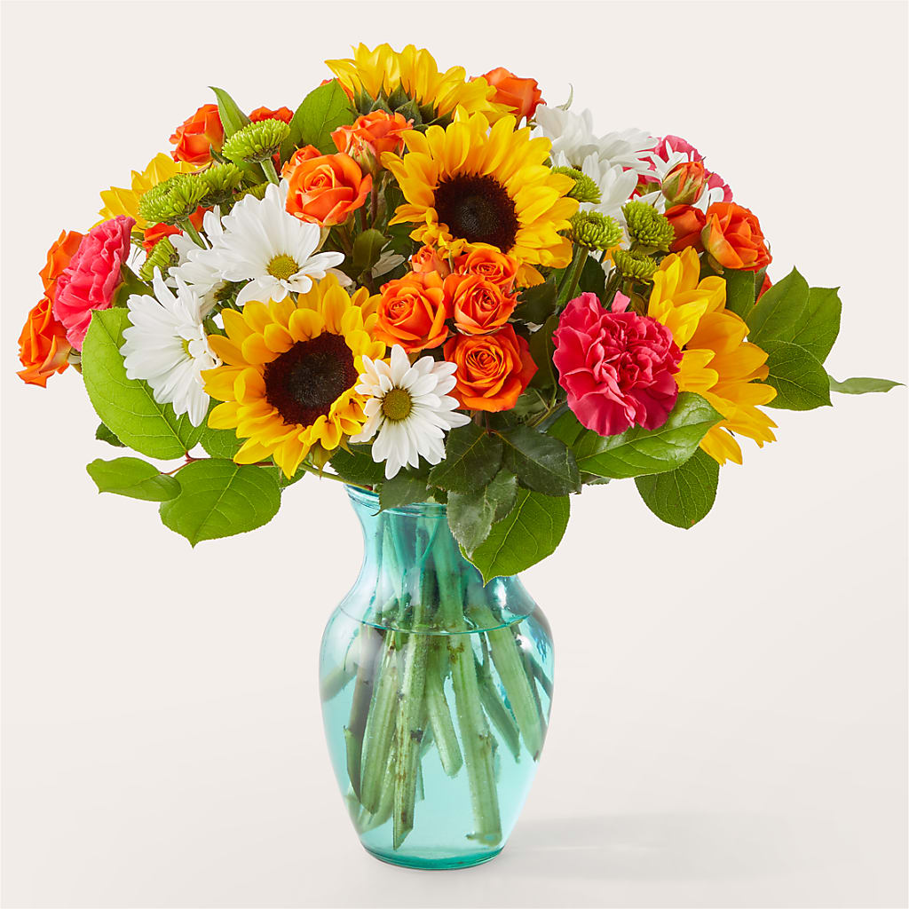 Sun-drenched Blooms Bouquet – Fantasy Decorations And Flower Shop, Hawthorne CA