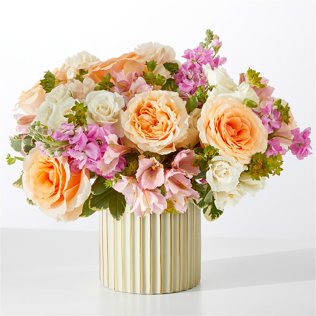 Paradise Bouquet with Ivory Vase – Fantasy Decorations And Flower Shop, Hawthorne CA