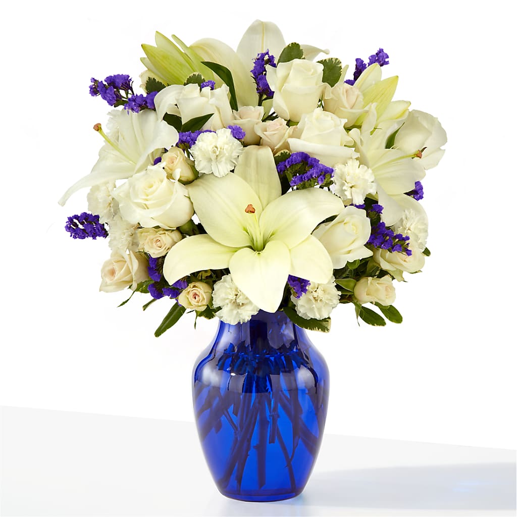 Sapphire Rush Bouquet – Fantasy Decorations And Flower Shop, Hawthorne CA