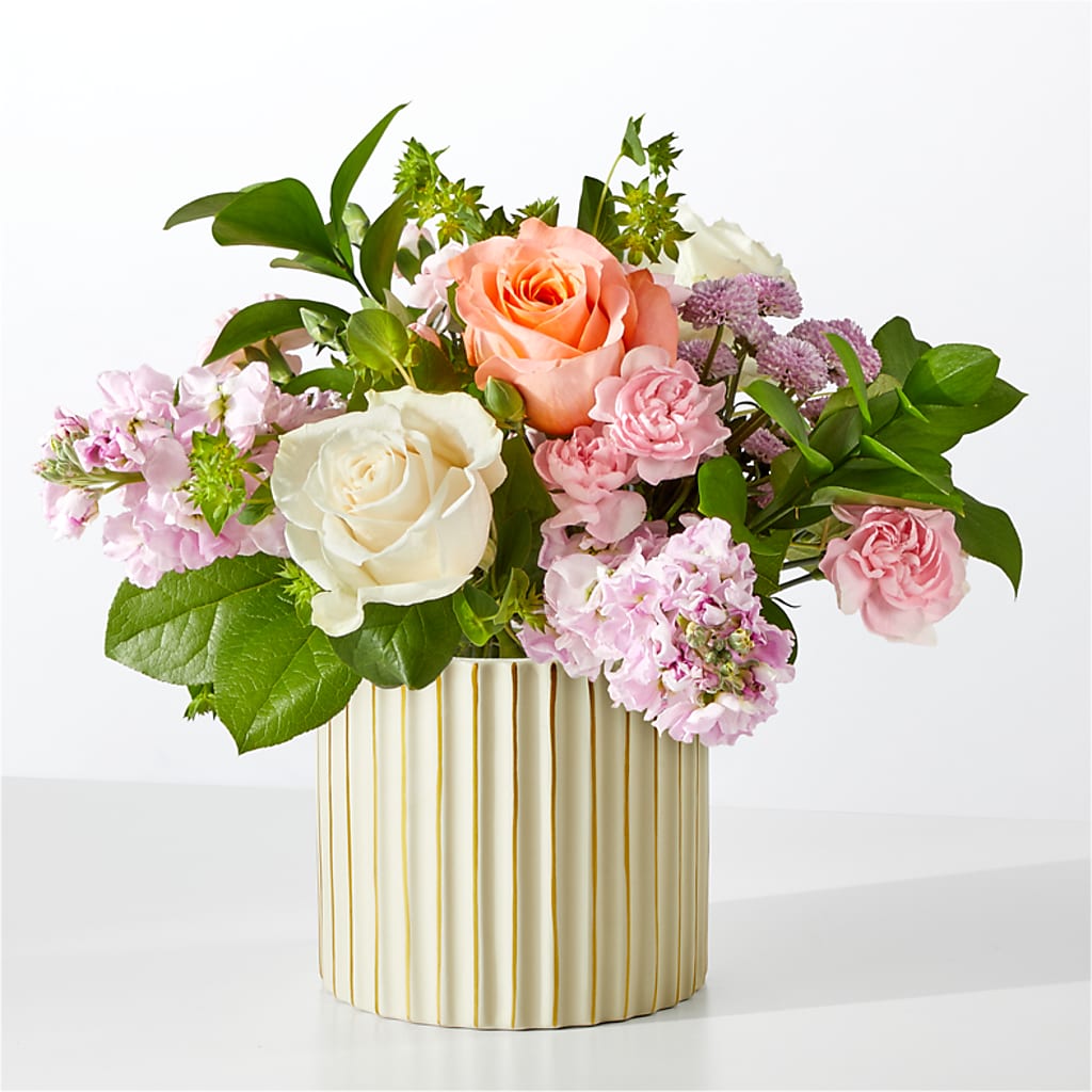 French Market Bouquet with Ivory Vase – Fantasy Decorations And Flower Shop, Hawthorne CA
