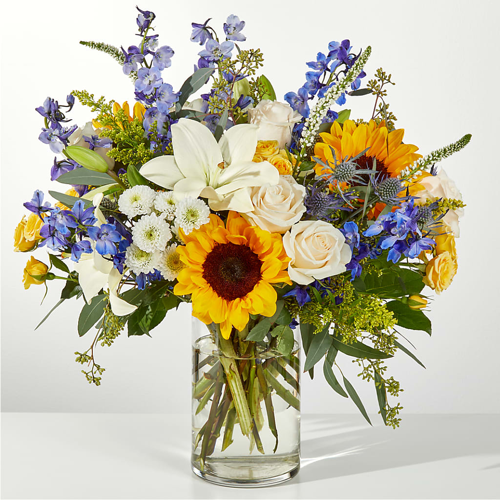 Wonderfully Sunny Bouquet – Fantasy Decorations And Flower Shop, Hawthorne CA