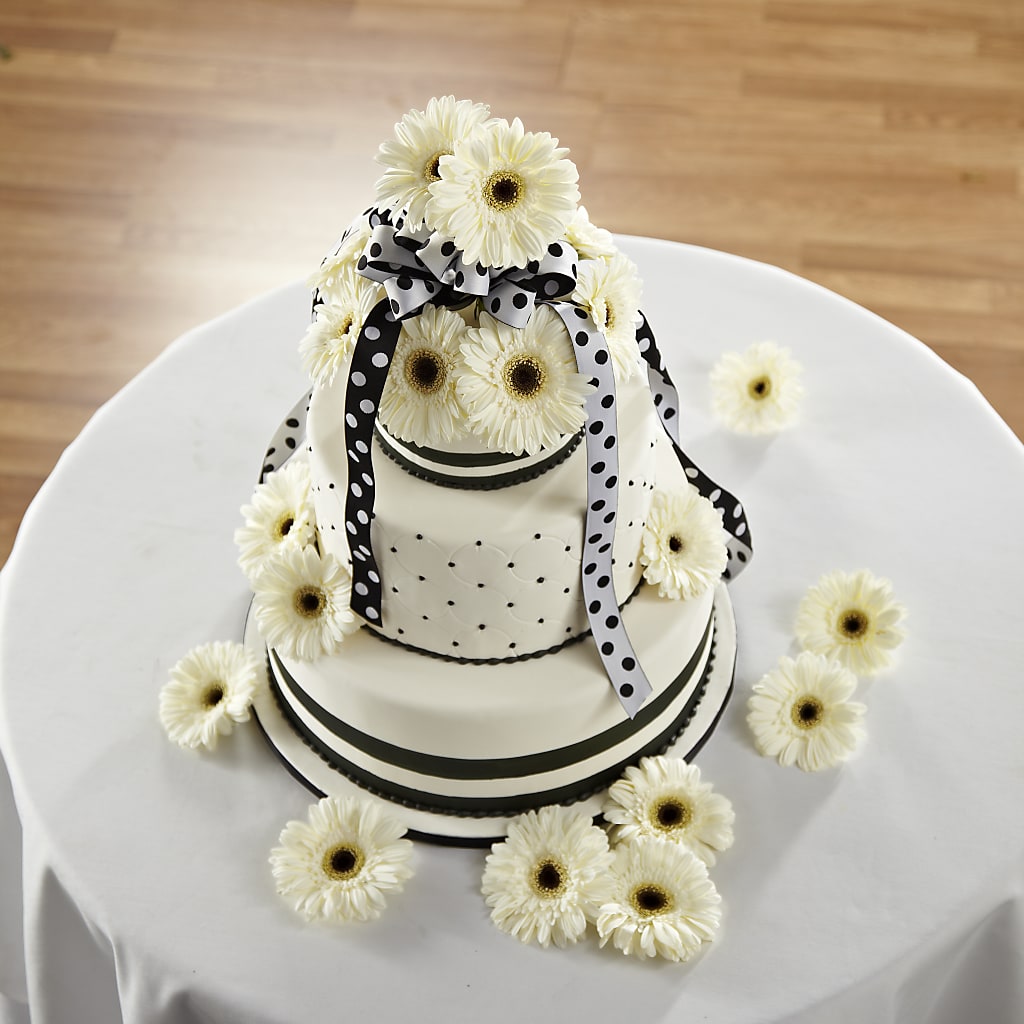 Simple Sophistication Cake Décor – Fantasy Decorations And Flower Shop, Hawthorne CA