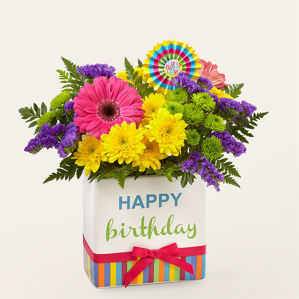 Birthday Brights Bouquet –  Fantasy Decorations And Flower Shop, Hawthorne CA