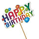 Happy Birthday Pick –  Fantasy Decorations And Flower Shop, Hawthorne CA