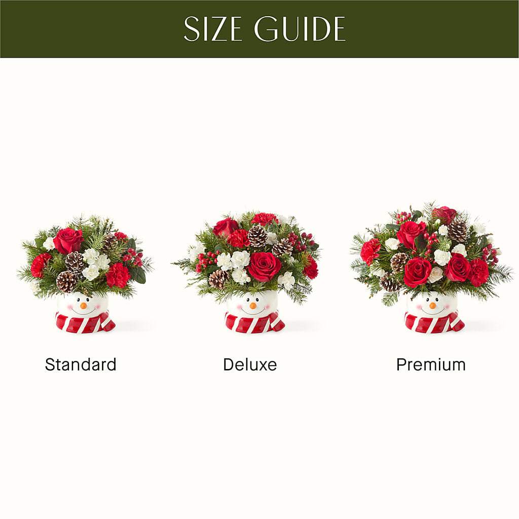 Jolly Snowman Bouquet –  Fantasy Decorations And Flower Shop, Hawthorne CA