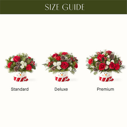 Jolly Snowman Bouquet –  Fantasy Decorations And Flower Shop, Hawthorne CA