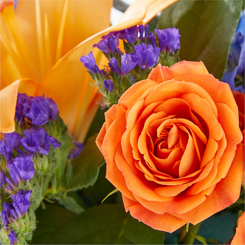 Radiant Citrus Box Bouquet –  Fantasy Decorations And Flower Shop, Hawthorne CA