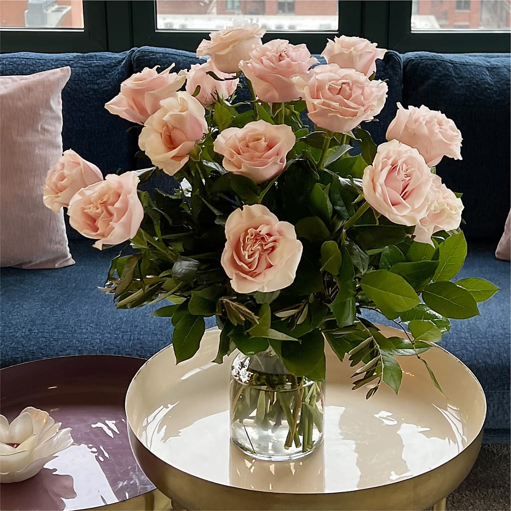 Long Stem Pink Rose Bouquet –  Fantasy Decorations And Flower Shop, Hawthorne CA