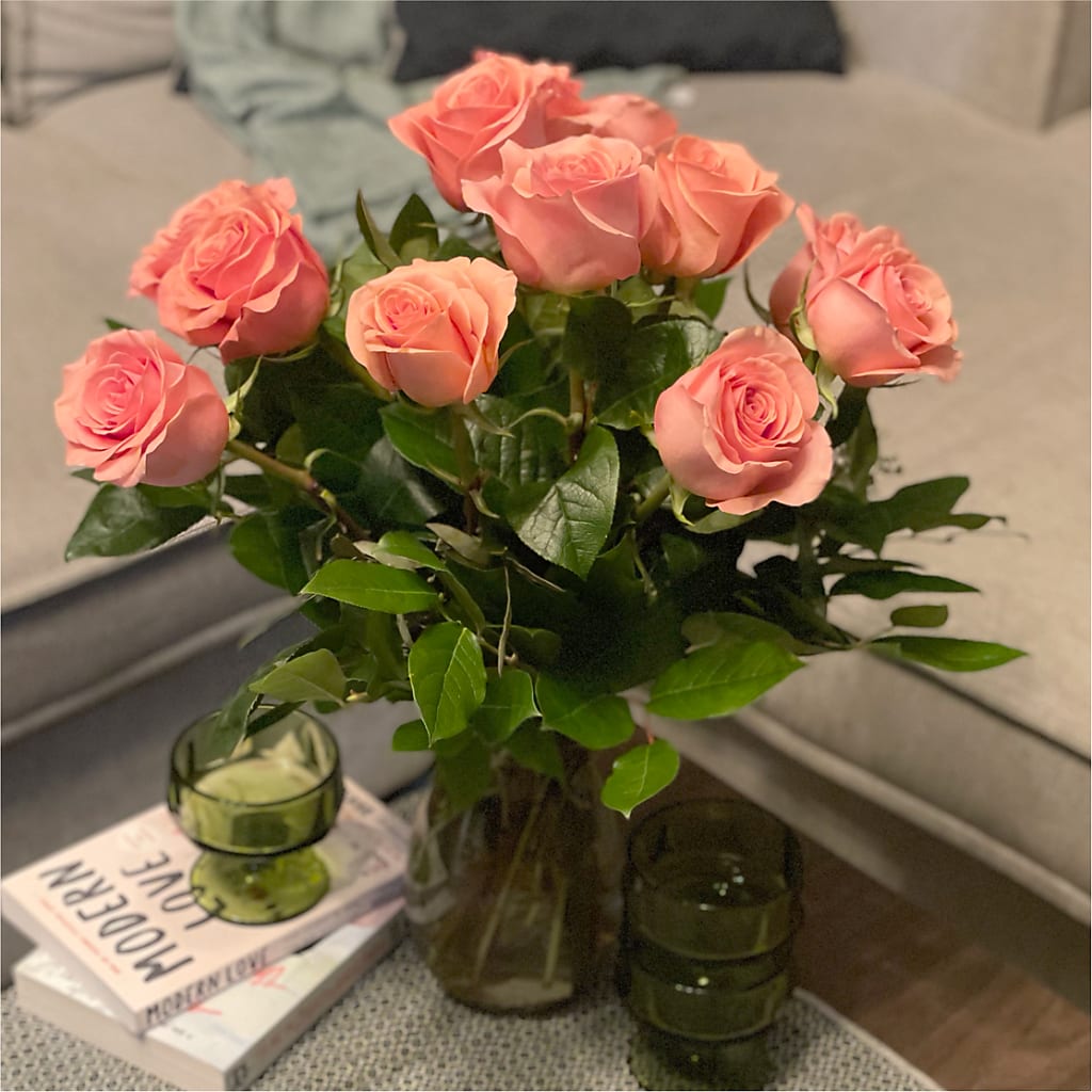 Long Stem Pink Rose Bouquet –  Fantasy Decorations And Flower Shop, Hawthorne CA