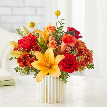 Scarlet Skies Bouquet –  Fantasy Decorations And Flower Shop, Hawthorne CA