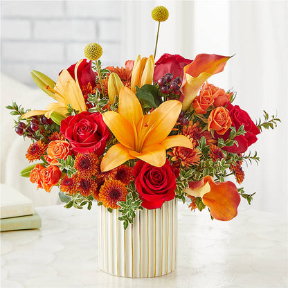 Scarlet Skies Bouquet –  Fantasy Decorations And Flower Shop, Hawthorne CA