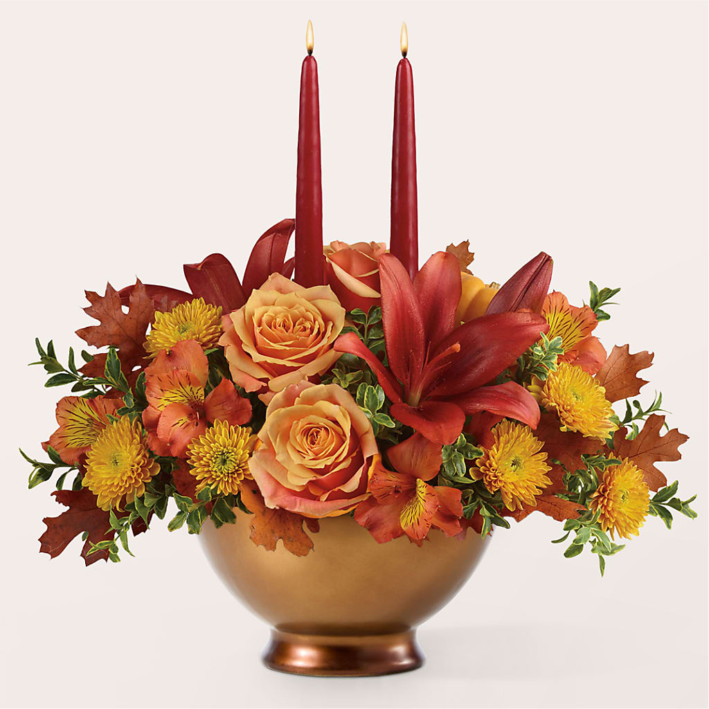 Harvest Table Centerpiece –  Fantasy Decorations And Flower Shop, Hawthorne CA