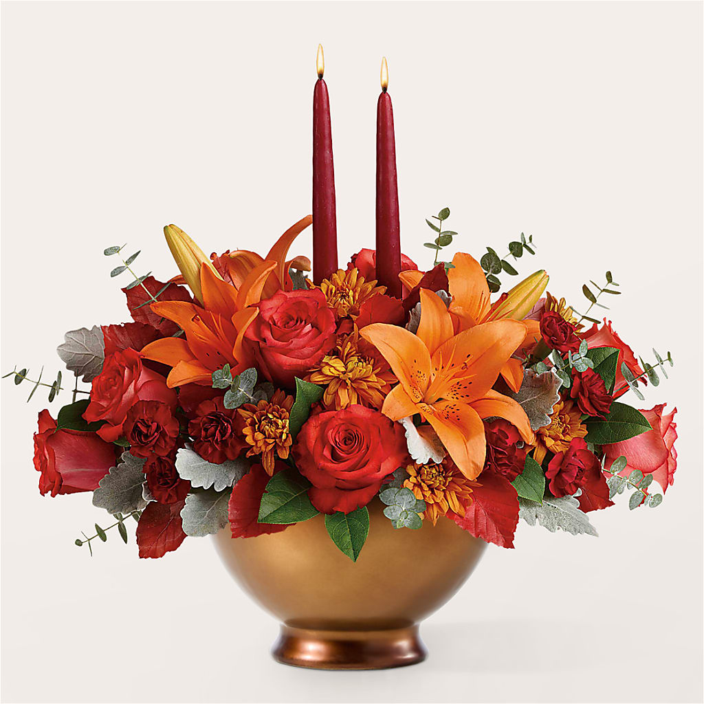 Fruits of Fall Centerpiece –  Fantasy Decorations And Flower Shop, Hawthorne CA