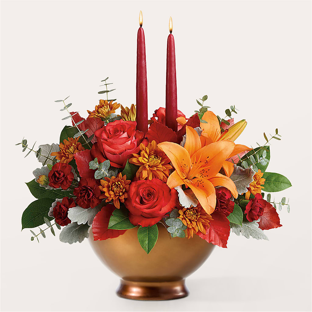 Fruits of Fall Centerpiece –  Fantasy Decorations And Flower Shop, Hawthorne CA