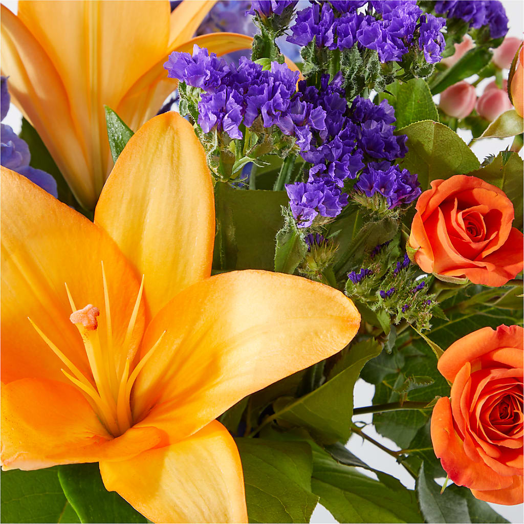 Radiant Citrus Bouquet –  Fantasy Decorations And Flower Shop, Hawthorne CA