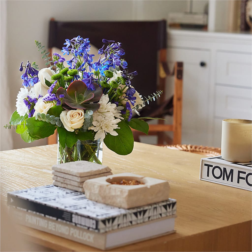 Cerulean Waves Bouquet –  Fantasy Decorations And Flower Shop, Hawthorne CA
