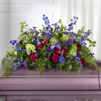 Always Treasured Casket Spray –  Fantasy Decorations And Flower Shop, Hawthorne CA