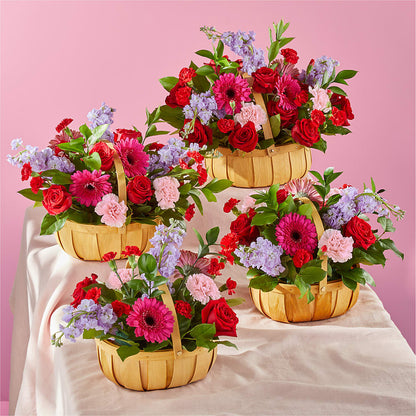 Pink Picnic Basket –  Fantasy Decorations And Flower Shop, Hawthorne CA