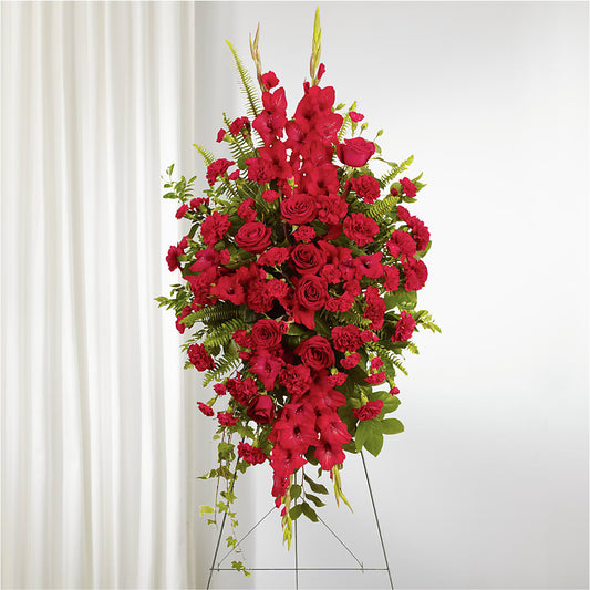 From the Heart Standing Spray –  Fantasy Decorations And Flower Shop, Hawthorne CA
