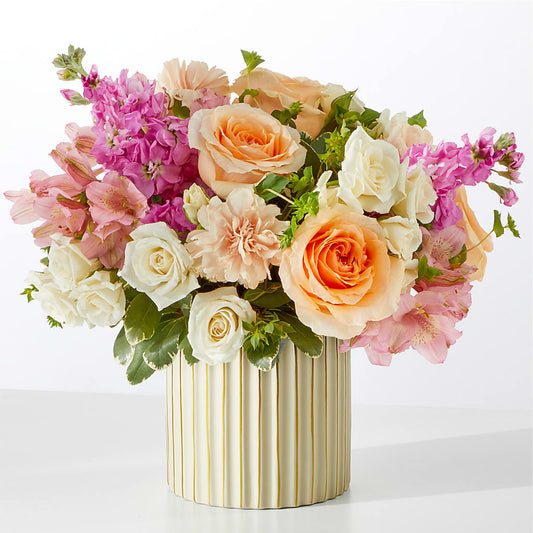 Paradise Bouquet with Ivory Vase –  Fantasy Decorations And Flower Shop, Hawthorne CA