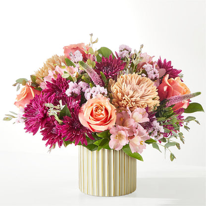 Berry Cobbler Bouquet with Ivory Vase –  Fantasy Decorations And Flower Shop, Hawthorne CA