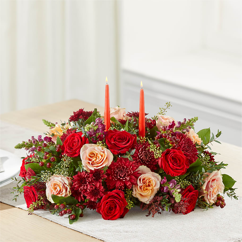 Most Thankful Centerpiece –  Fantasy Decorations And Flower Shop, Hawthorne CA