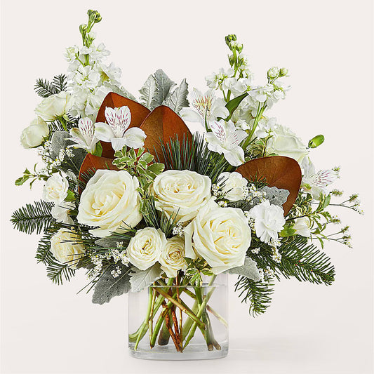 Fresh Snowfall Bouquet –  Fantasy Decorations And Flower Shop, Hawthorne CA