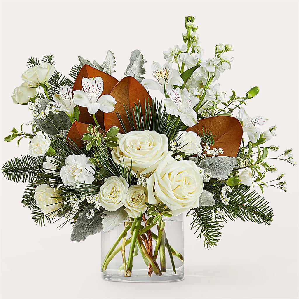 Fresh Snowfall Bouquet –  Fantasy Decorations And Flower Shop, Hawthorne CA
