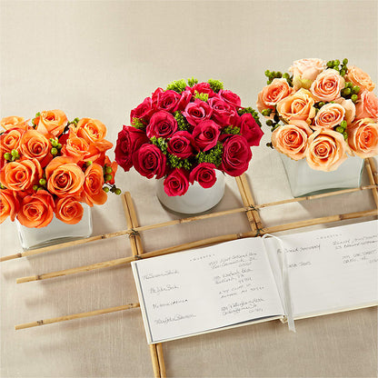 Dawn Rose Centerpiece –  Fantasy Decorations And Flower Shop, Hawthorne CA